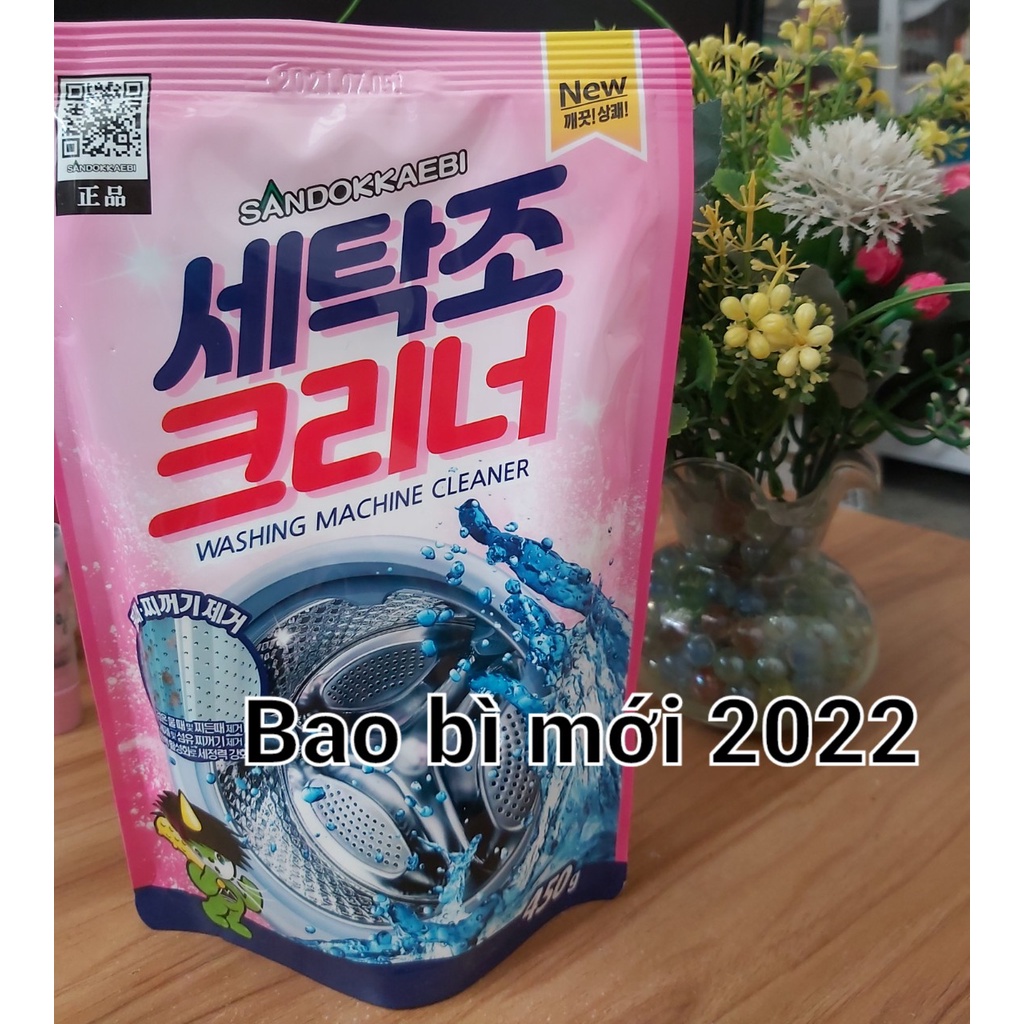 Bột tẩy lồng máy giặt Hàn Quốc Sandokkaebi 450g