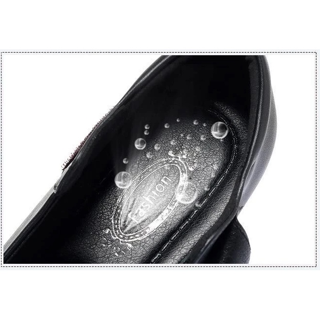 Giày Cao Gót Đế Mềm Dày Thời Trang Xuân Thu 2022 Cho Nữ Trung Niên