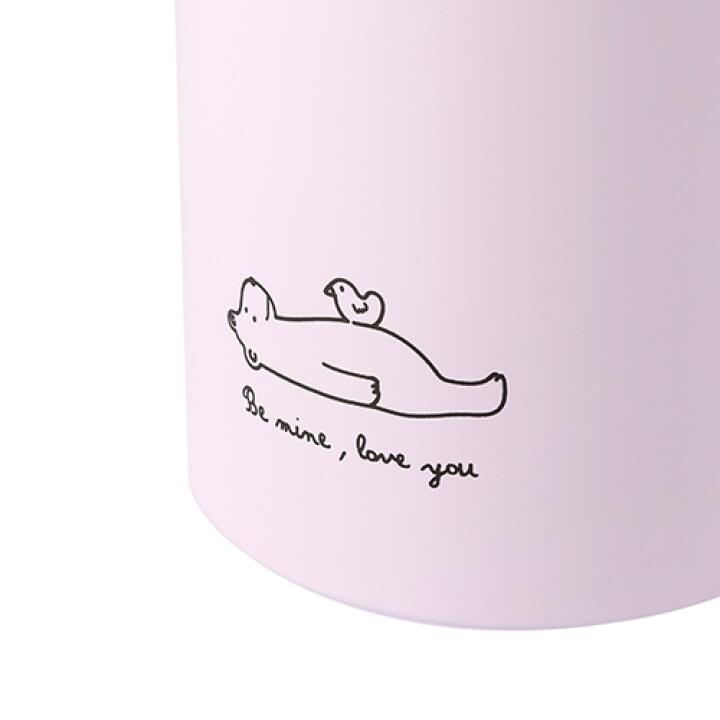 Bình Nước Tumbler Giữ Nhiệt ARTBOX Hàn Quốc Màu Tím