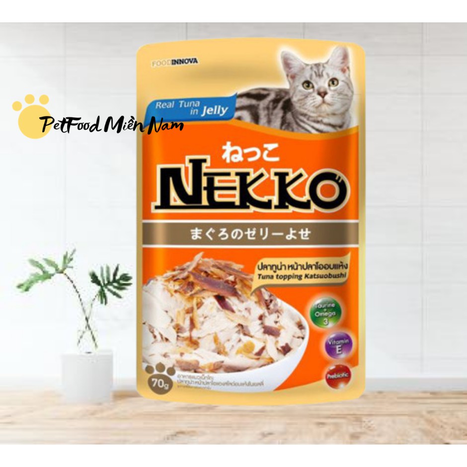 Pate cho mèo Nekko 70g đủ vị