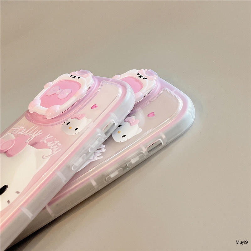 Ốp Điện Thoại Gương Hoạt Hình Hello Kitty Cho IPhone13promax I11 IPhone12ProMAX I12 Iphone11Promax IphoneXS MAX XR IPhone13