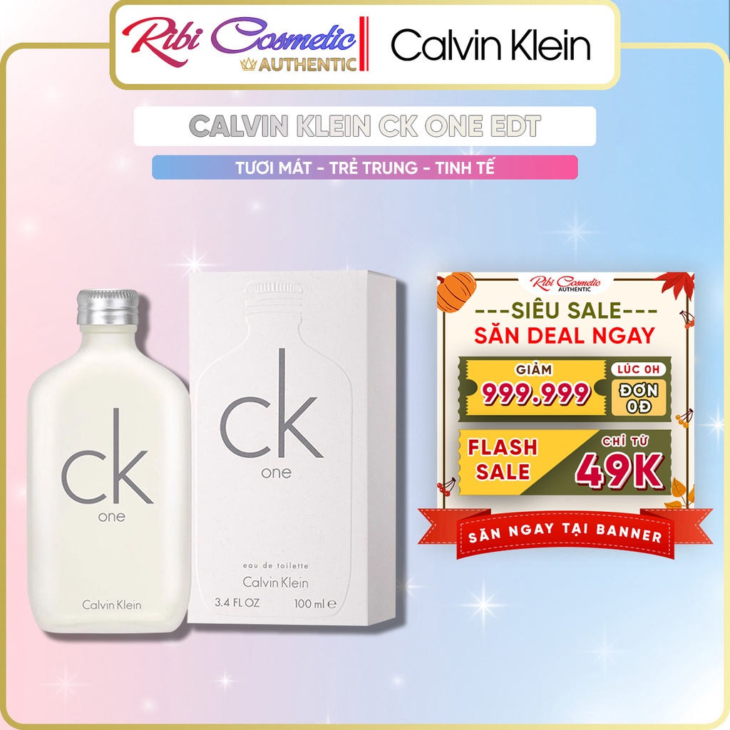 Nước hoa Unisex Nam Nữ CK One Tươi mát Trẻ trung Tinh tế (10ml 20ml)