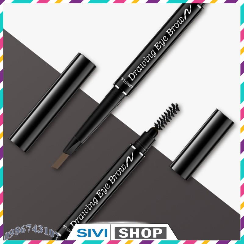 Bút kẻ lông mày Lameila Double Effect