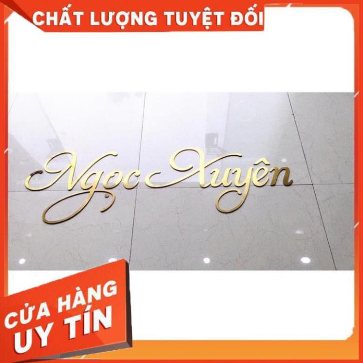 CHỮ DÁN TƯỜNG [BỘ CHỮ DÁN NỔI] Dễ dàng tự dán [có thể thay đổi chữ theo yêu cầu ]