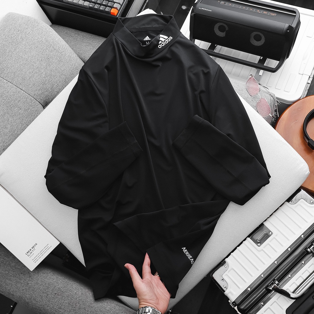 [ HÀNG XỊN ] Áo thun thể thao cổ lọ, chất vải poly cao cấp