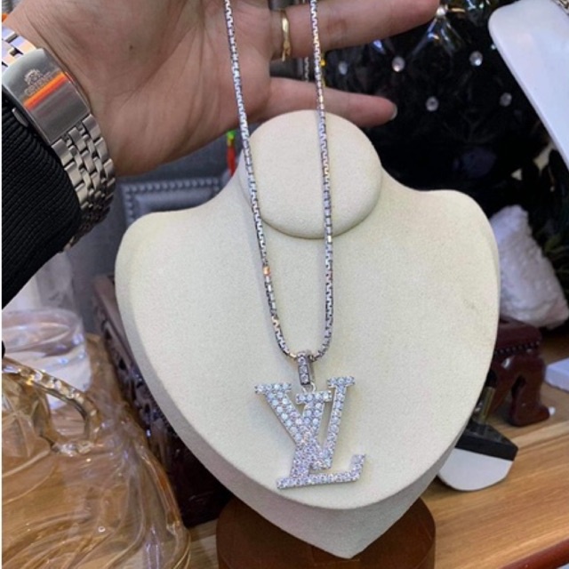 [Hot] Dây chuyền nam nưx bạc thương hiệu LV - dây chuyền bạc si vàng, si kim, dây chuyền jewelry