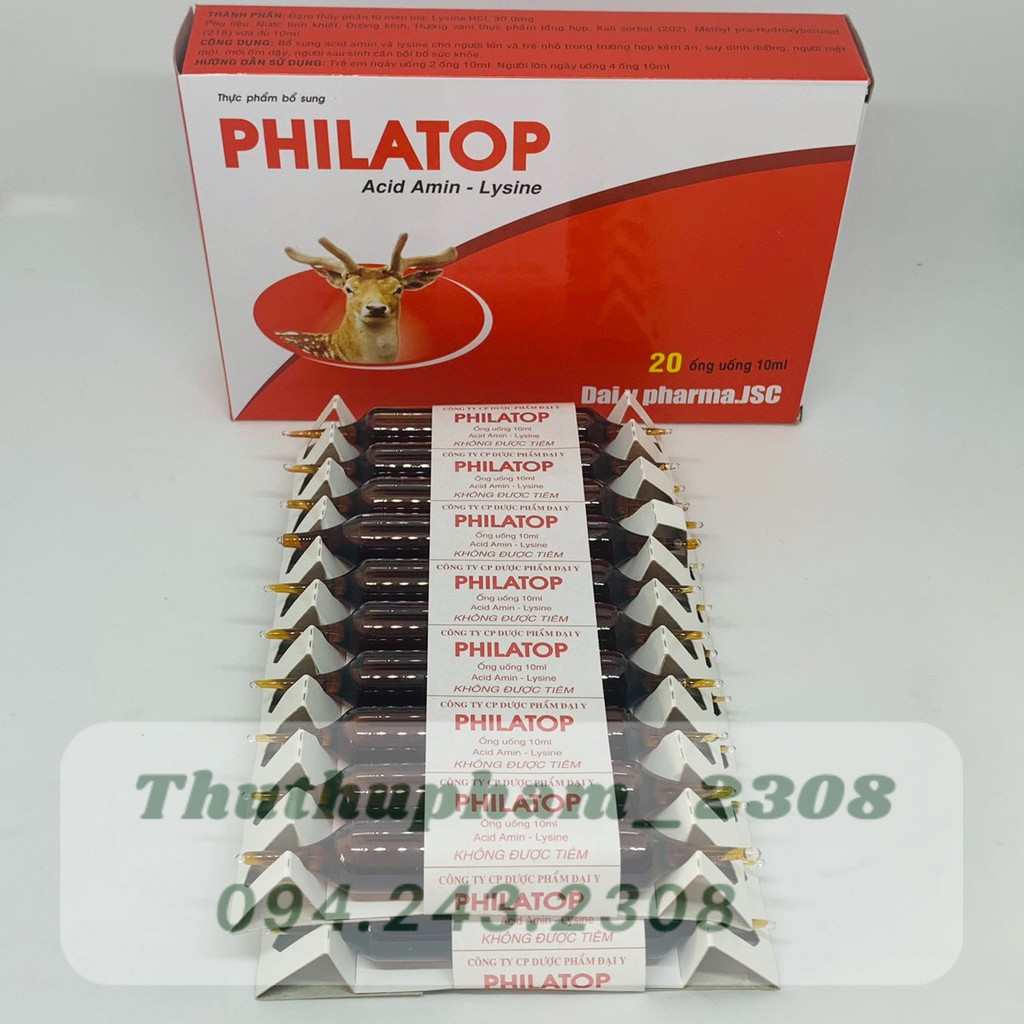 PHILATOP NEW - HỘP 20 ỐNG