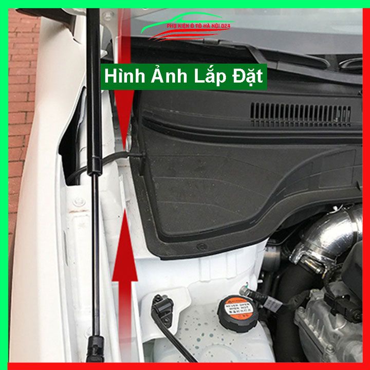 Bộ ty thủy lực ben hơi chống nắp capo Kona 2017-2023 tự động kèm phụ kiện lắp