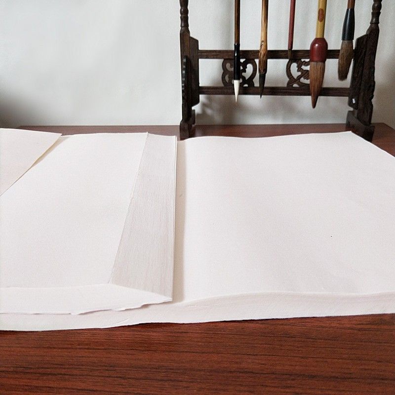Giấy tuyên, xuyến chỉ viết thư pháp - Giấy trắng mỏng sinh thục vẽ tranh nghệ thuật, làm son cổ trang Trung Quốc