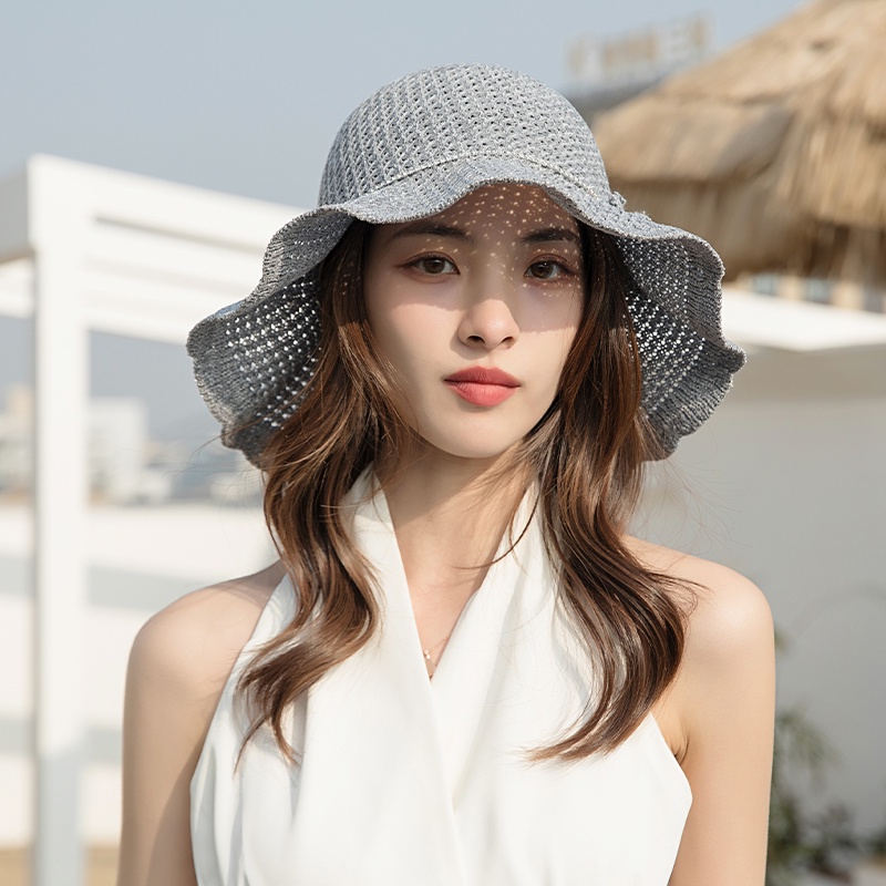 Nón Tai Bèo Vành Rộng Chống Nắng Thời Trang Xuân Hè Phong Cách Hàn Quốc Cho Nữ