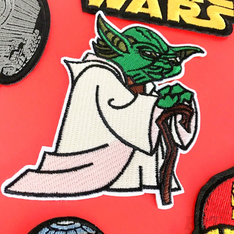 Miếng dán ủi quần áo trang trí họa tiết phim Star Wars