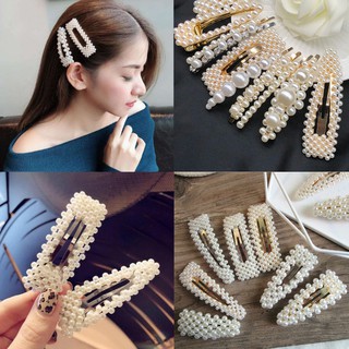 Kẹp tóc đính ngọc trai sang trọng cho nữ