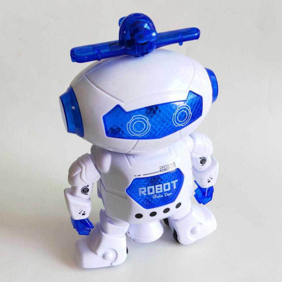 [Có sẵn] Robot Thông Minh Xoay 360 Độ Thế Hệ Mới Nhảy Theo Điệu Nhạc, Đồ Chơi Cho Bé