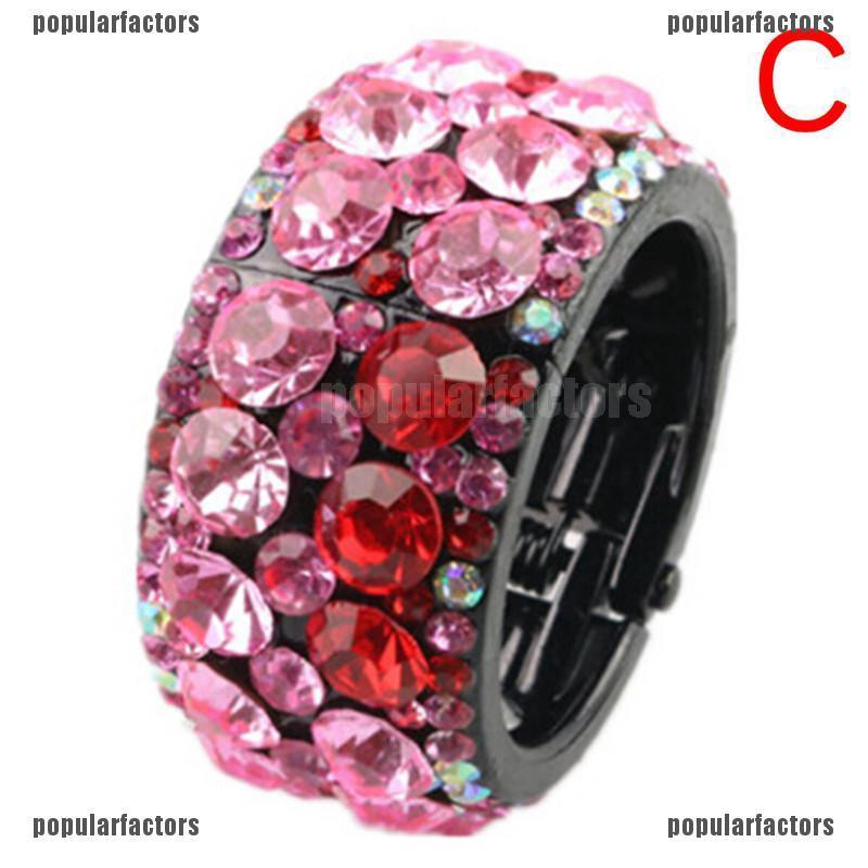 Kẹp Tóc Đuôi Ngựa Bằng Nhựa Pp Lấp Lánh