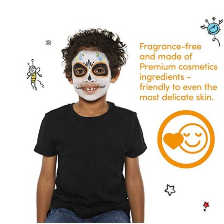 30 Màu Vẽ Mặt Hoá Trang UK Halloween makeup Snazaroo Hộp Nhỏ Mini An Toàn Cho Bé