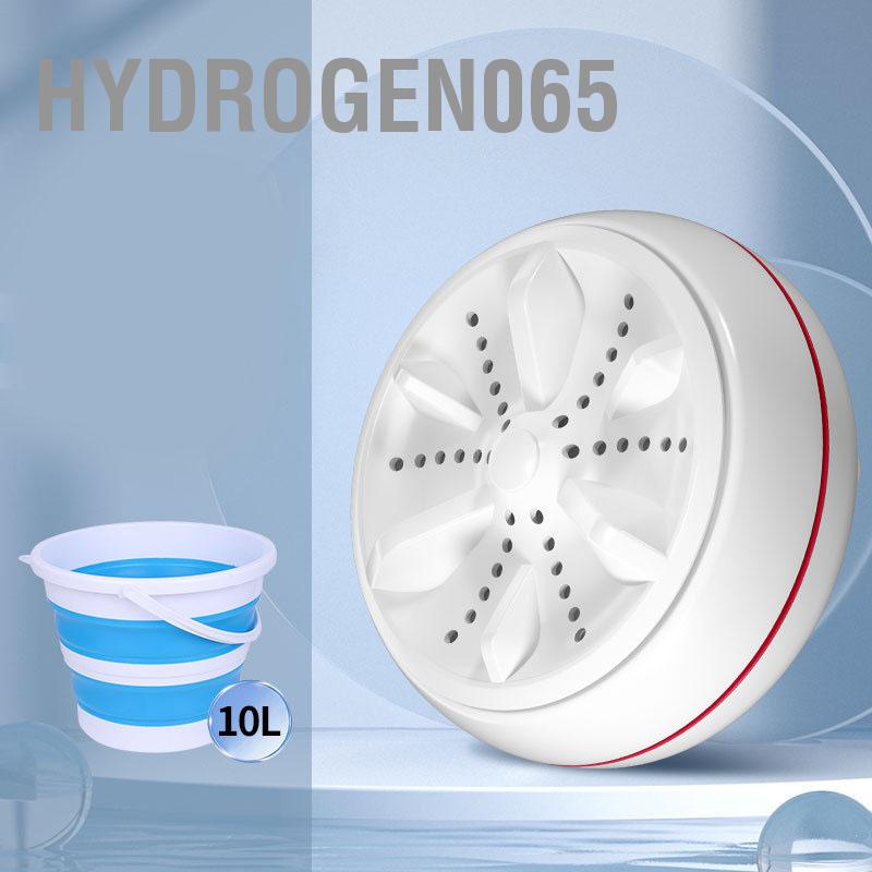Máy giặt mini Công suất cao Di động mạnh mẽ du lịch gấp siêu âm Turbo Hydrogen065