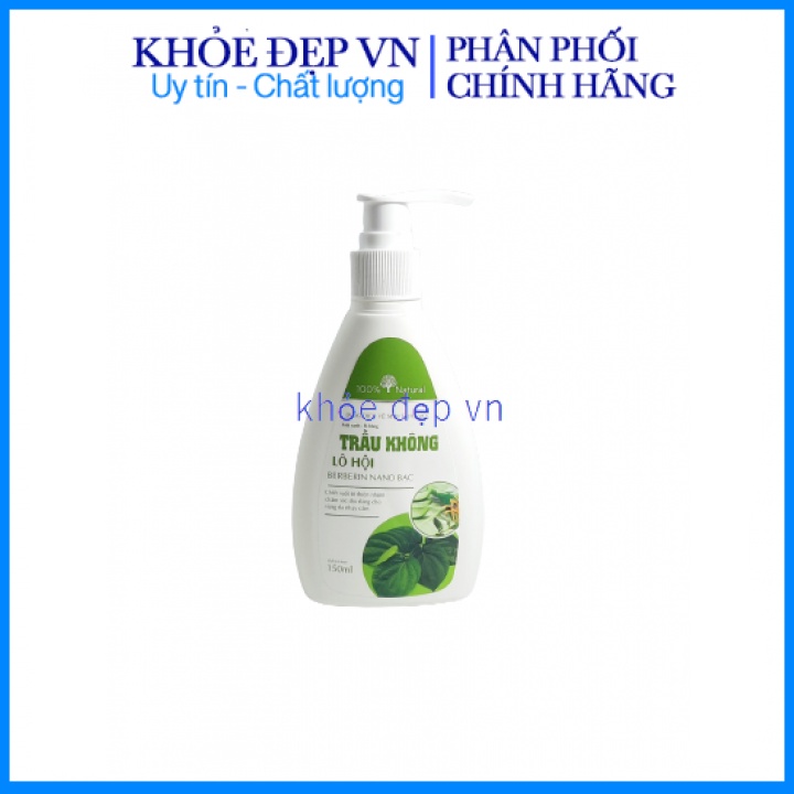 Dung dịch vệ sinh thảo mộc Berberin nano bạc làm sạch, kháng khuẩn, ngăn mùi – Chai 150ml