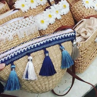 Túi cói bánh ú tuarua | túi Handmade