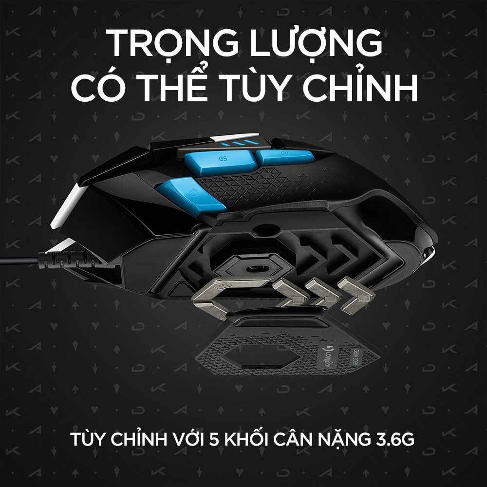 [28/4] [BST KDA LOL x LOGITECH] Chuột Game Có Dây Logitech G502 K/DA Hero - Cảm biến Hero 16K, LIGHTSYNC RGB