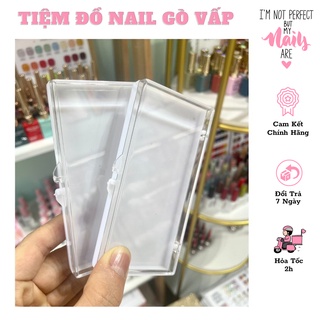 Hộp đựng nail box, fan mi, móng úp hộp chữ nhật