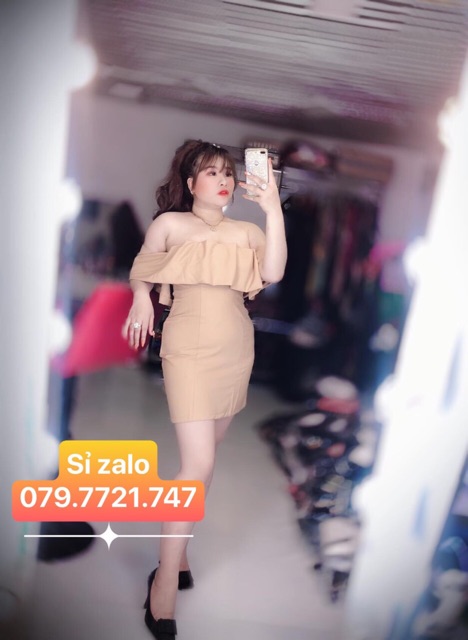 ĐẦM BODY #bigsize 55-85kg (có size - CÓ ẢNH THẬT - sẵn mút ngực) | BigBuy360 - bigbuy360.vn