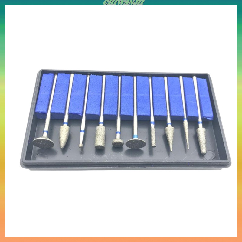 Set 10 mũi mài kim cương nha khoa 2.35mm chuyên dụng