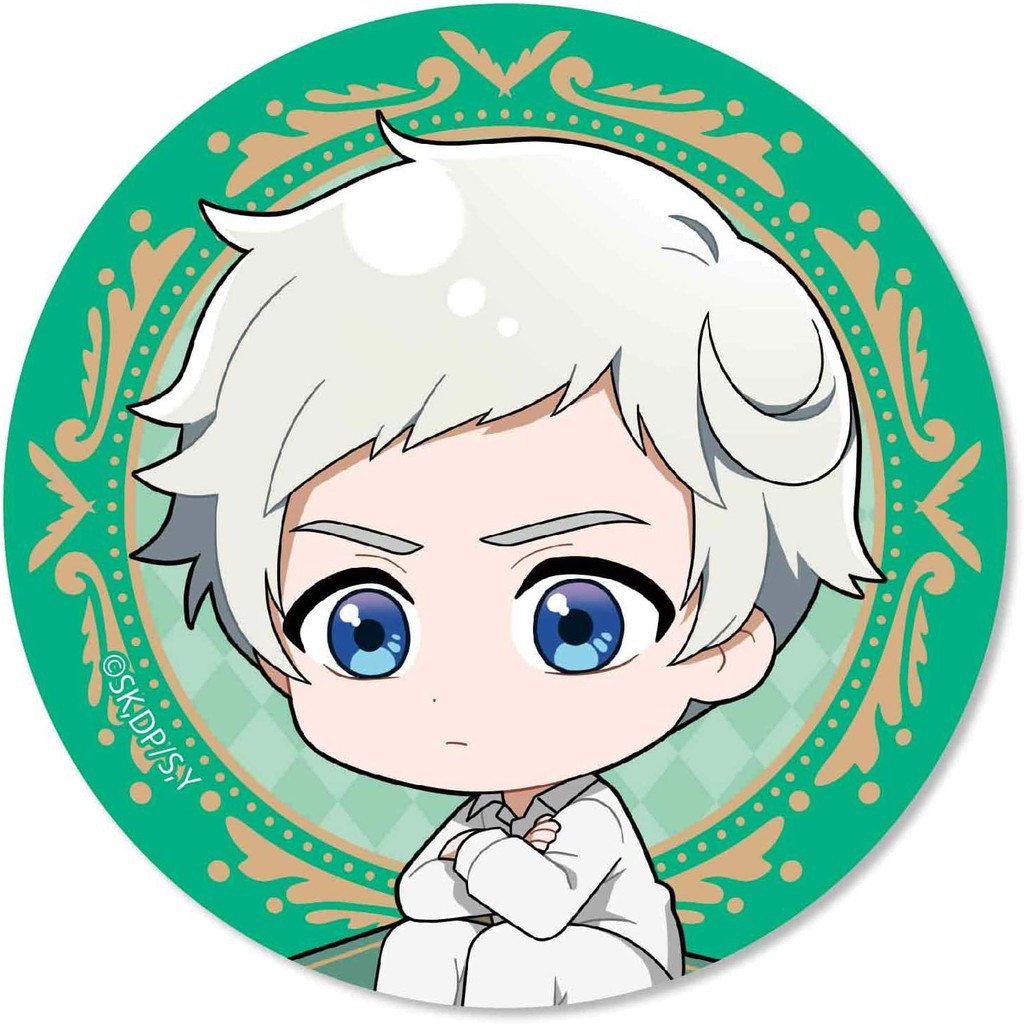 ( 1c ) Huy hiệu in hình The Promised Neverland Miền Đát Hứa phụ kiện pin cài áo túi anime chibi xinh xắn m01