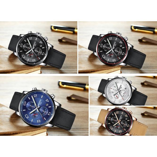 [Tặng vòng tay] Đồng hồ nam NIBOSI chính hãng NI2328.06 thời trang lịch lãm