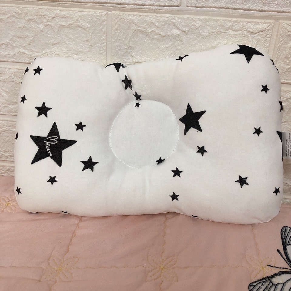 Gối lõm Muslin Tree cao cấp chống móp, méo đầu cho bé sơ sinh