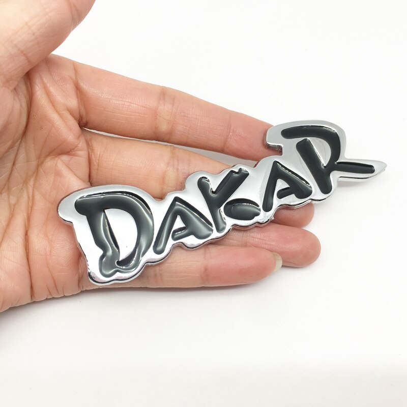 Kiểu dáng xe hơi ✷ ❈ nhãn dán kim loại cho logo Dakar Huy hiệu biểu tượng cốp sau Ốp lưng xe máy tự động Decal cho SUV Pickup 4X4 cho Jeep