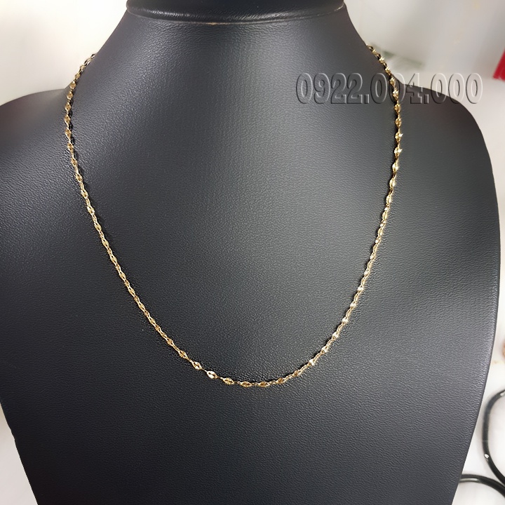 Dây chuyền lá me kiểu dành cho nữ