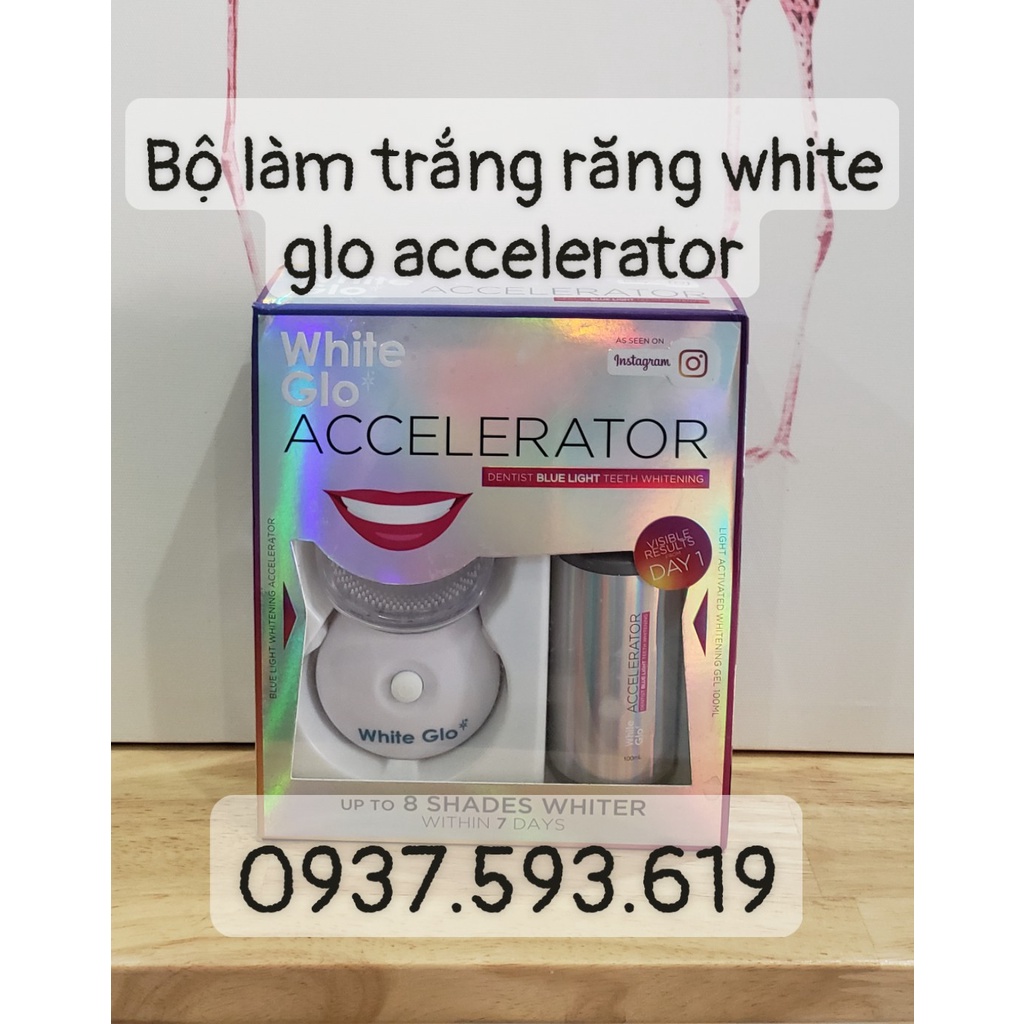 [HÀNG CHUẨN ÚC] BỘ LÀM TRẮNG RĂNG WHITE GLO ACCELERATOR