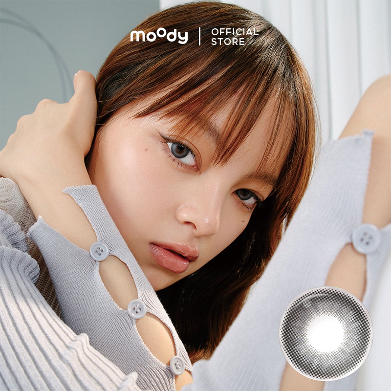 Set 10 kính áp tròng Moody Daily ICY 14.2mm bộ sưu tập mắt mèo