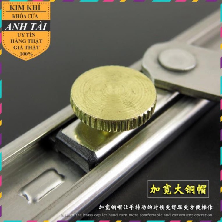 Thanh chống gió cửa sổ, thanh hạn vị cửa sổ inox