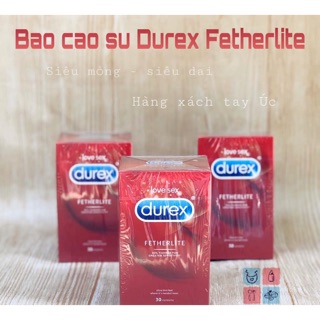 Bao cao su #durex #ÚC XỊN 30 cái