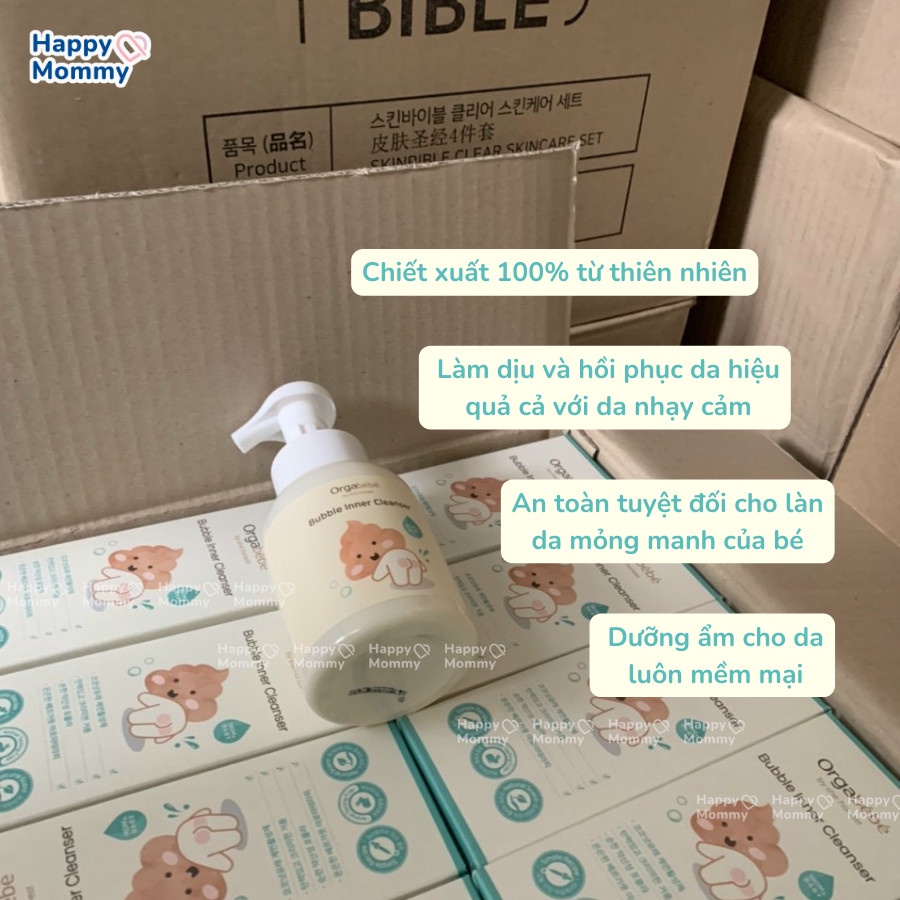 Dung dịch vệ sinh Orgabebe cho bé Trai và Gái, 300ml