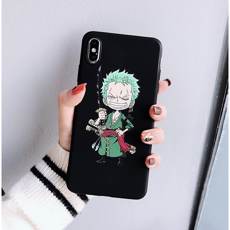 Ốp lưng iphone One Piece TPU trơn dẻo mềm 5/5s/6/6plus/6s/6splus/7/7plus/8/8plus/x/xr/xs/11/12/pro/max/plus/promax