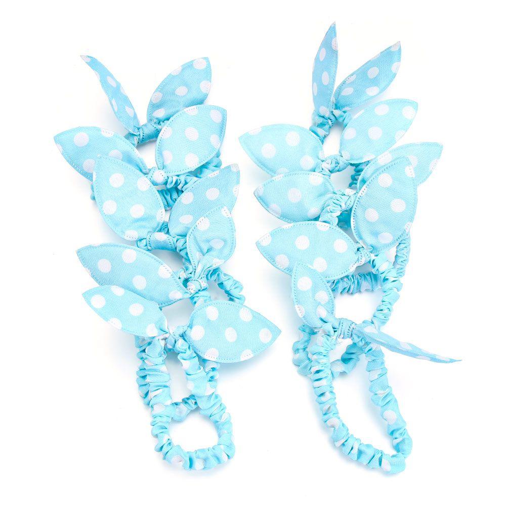 SUMU Set 10 Băng Đô Tai Thỏ Co Giãn Dễ Thương