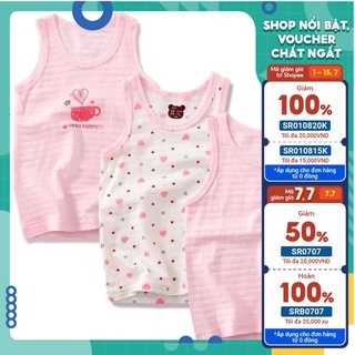 Set 3 áo ba lỗ của bé nccc