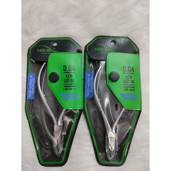Kềm nghĩa cắt da inox D04 mũi 16, kìm nghĩa nhặt da inox D04 mũi 16, kìm nghĩa D04