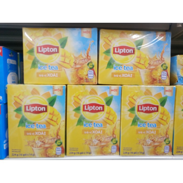 Trà chanh mật ong/ĐÀO/XOÀI  Lipton Ice Tea (16 Gói x 14g)