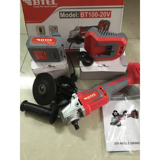 MÁY MÀI GÓC BTEC BT100-20V