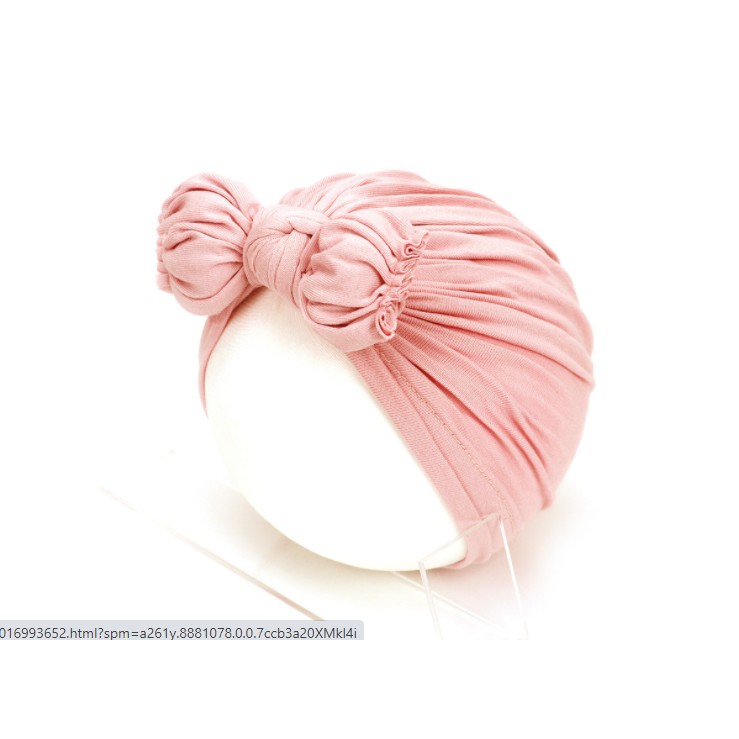 MŨ TURBAN COTTON TAI NƠ SIÊU MỀM MỊN DÀNH CHO BÉ GÁI