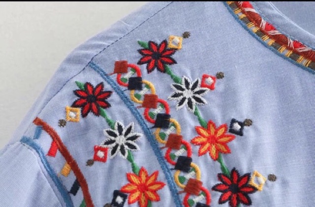 Áo hoạ tiết boho