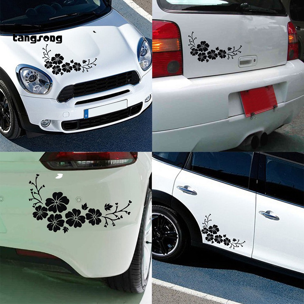 Sticker Dán Trang Trí Xe Ô Tô Hình Hoa Anh Đào