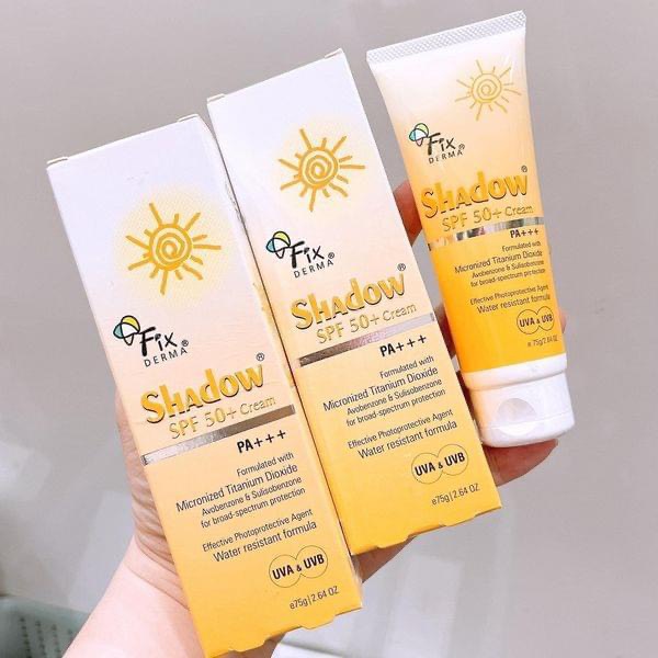 Kem chống nắng Fixderma Shadow SPF 50+ PA+++ 75g