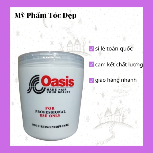 Kem Ủ Tóc Oasis Siêu Mềm Mượt