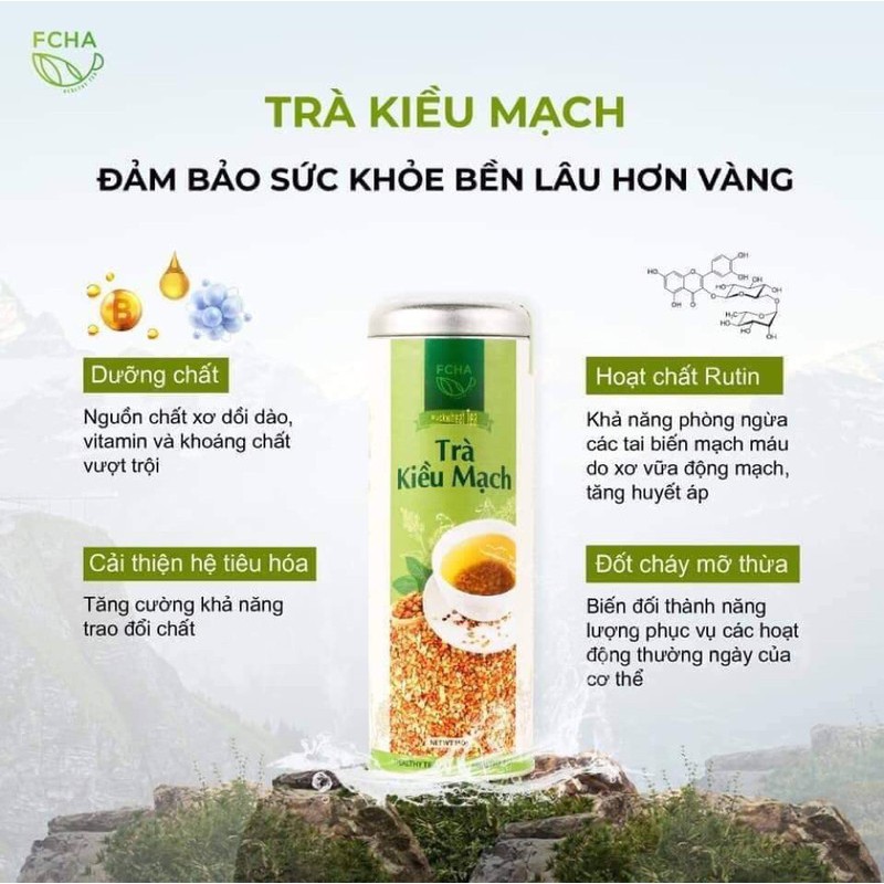 [Giảm mỡ siêu tốc] Trà kiều mạch giảm cân, thải độc, đẹp da. | BigBuy360 - bigbuy360.vn