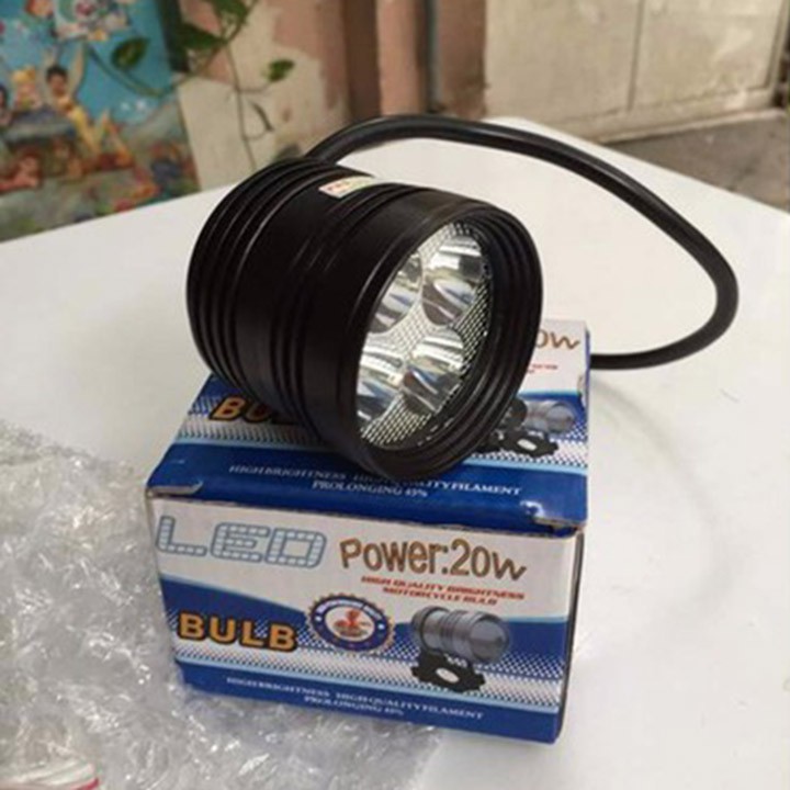 [GIÁ SỐC] Đèn pha led L4 NGẮN siêu sáng, Đèn led tản nhiệt gắn cho xe ga xe số, bảo hành 3 THÁNG (1 CHIẾC)