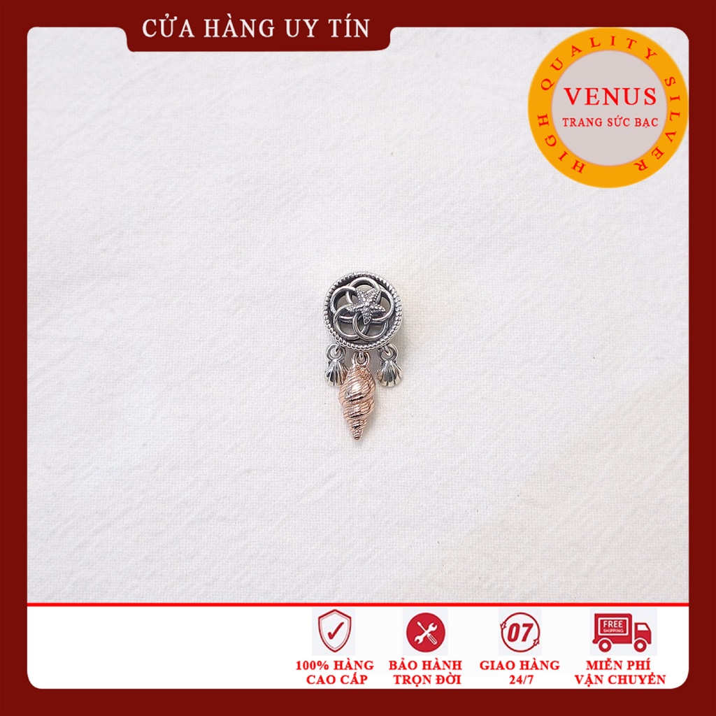 [Charm bạc 925 cao cấp] Charm treo ốc sò- Mã sản phẩm VENUS258